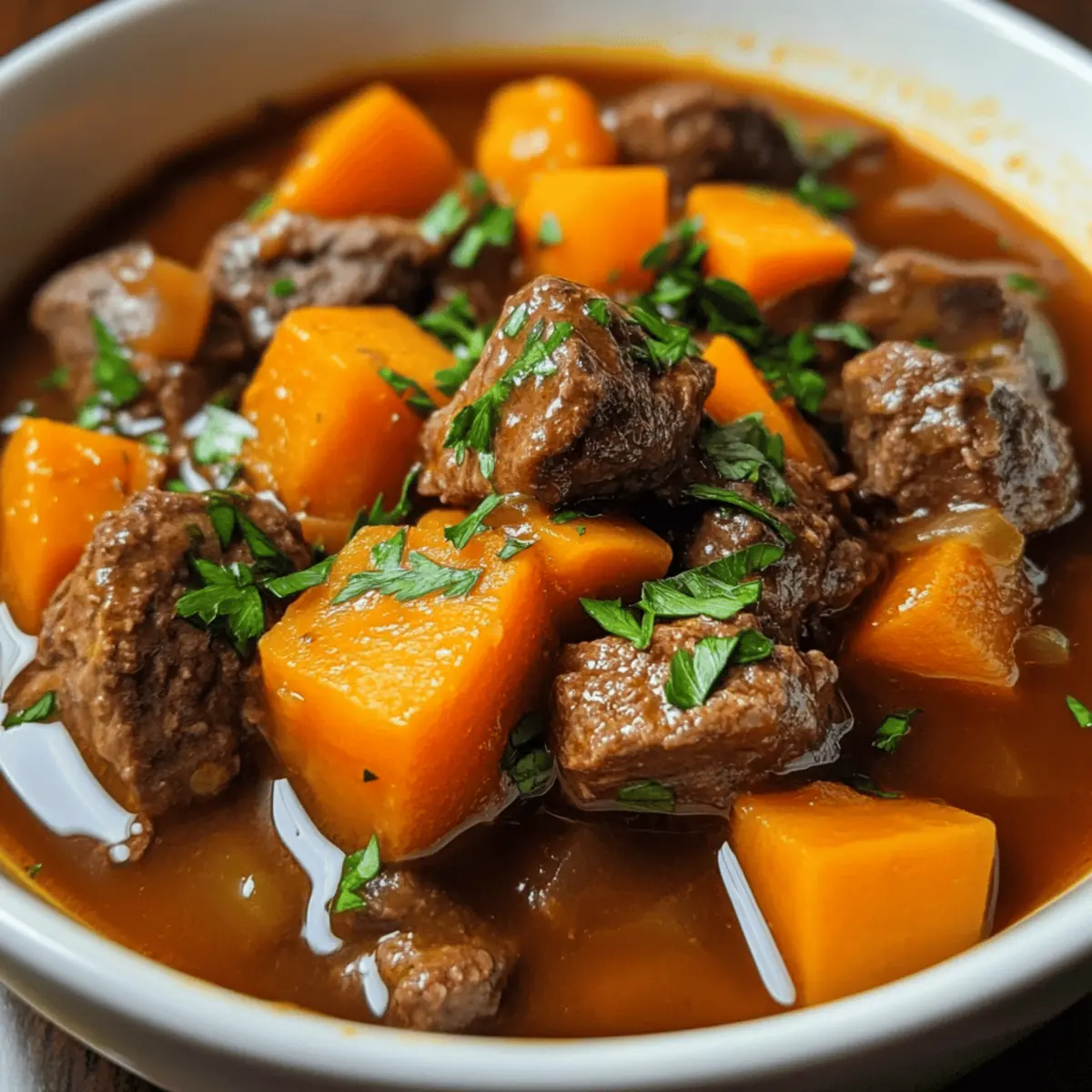 Beef and Sweet Potato Stew