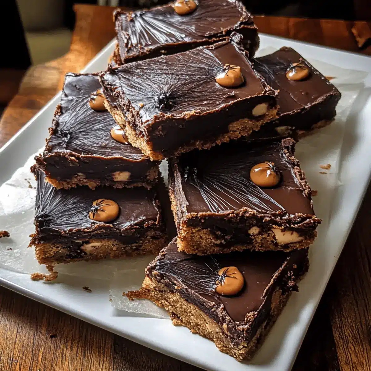 Black Widow Peanut Butter Bars