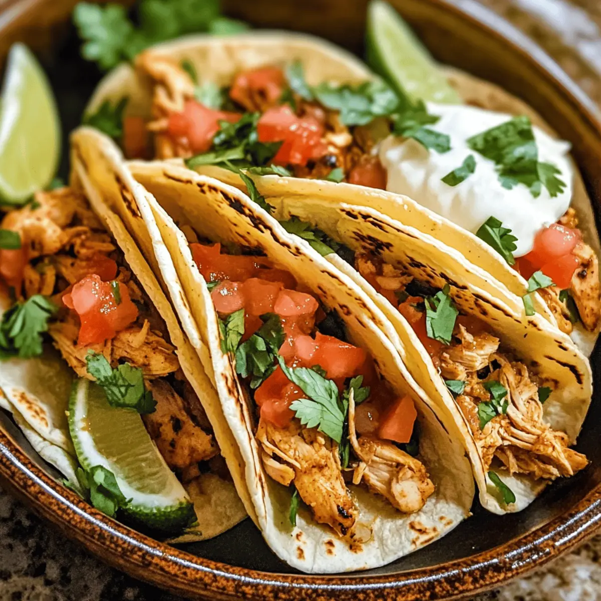 Crockpot Chicken Tacos