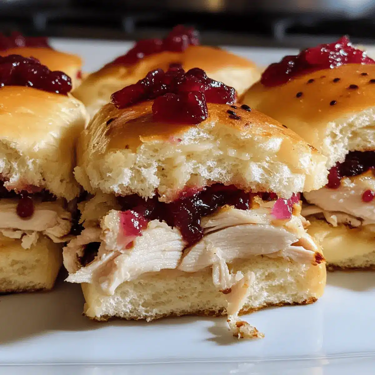 Turkey Cranberry Sliders ready in 20 minutes