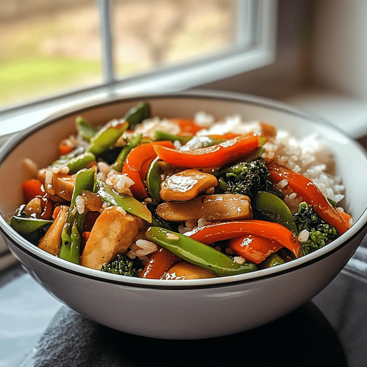 Vegetable Stir-Fry with Rice