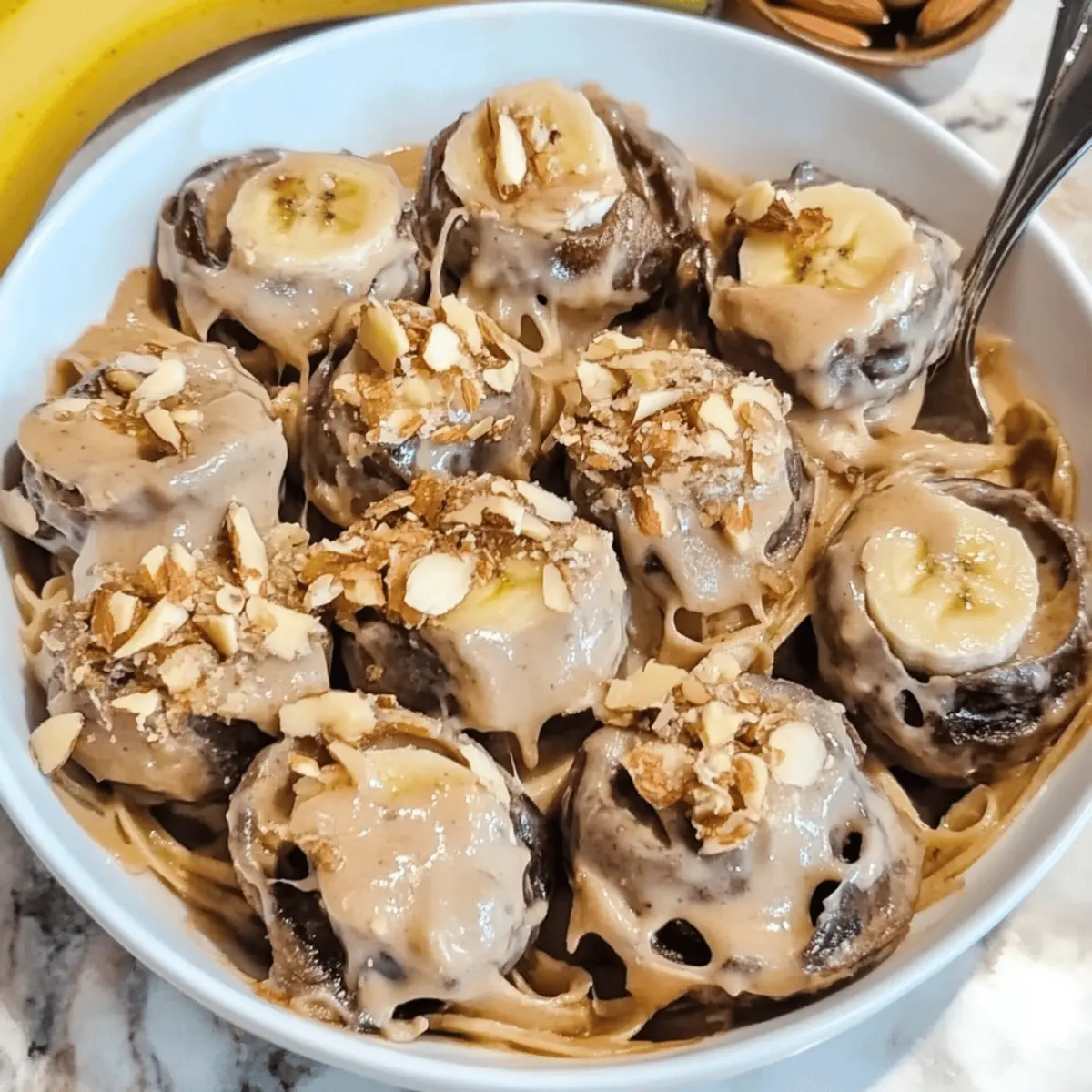 Almond Butter Banana Bites