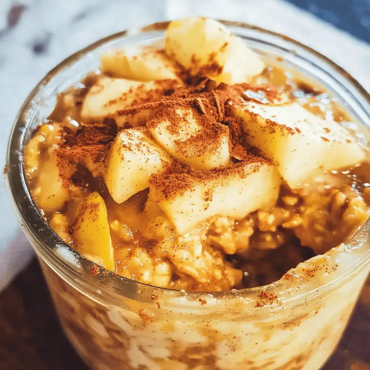 Apple Cinnamon Overnight Oats