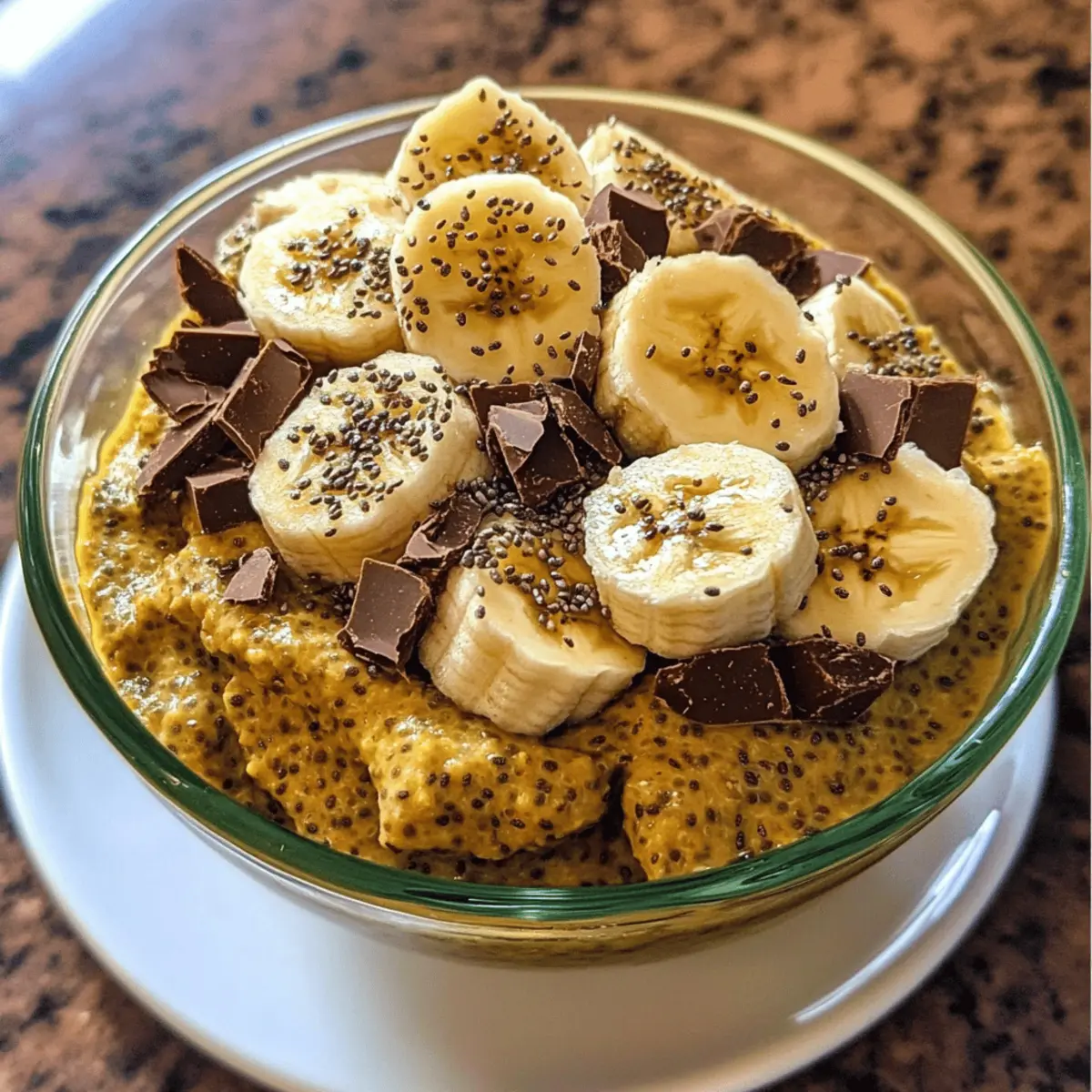 Chocolate Banana Chia Pudding