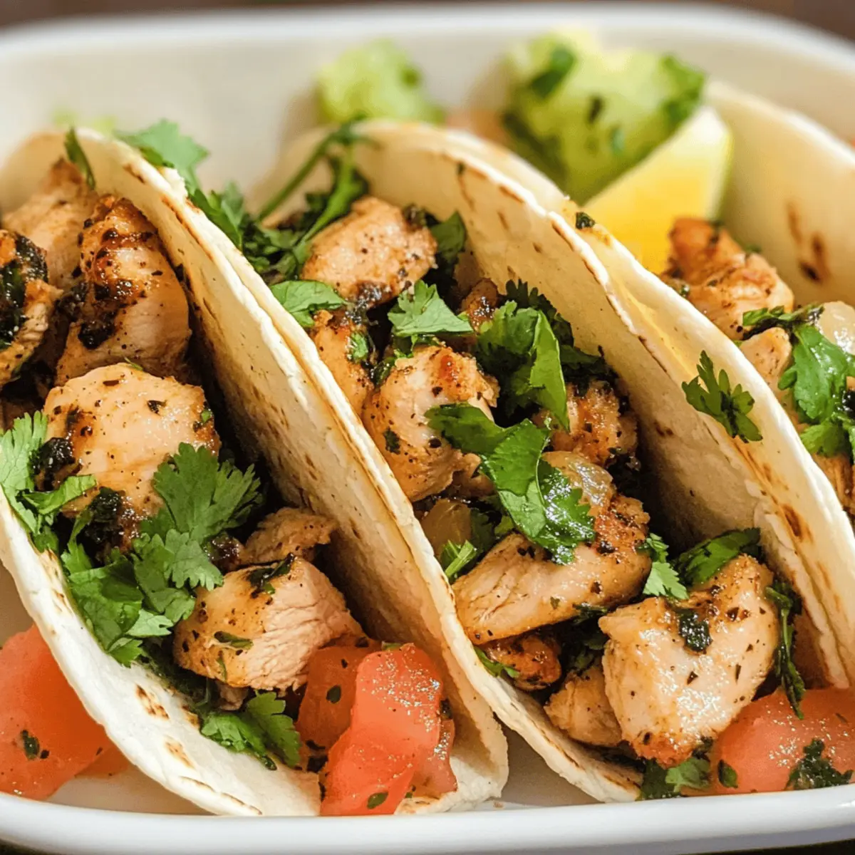 Citrus Marinated Chicken Tacos