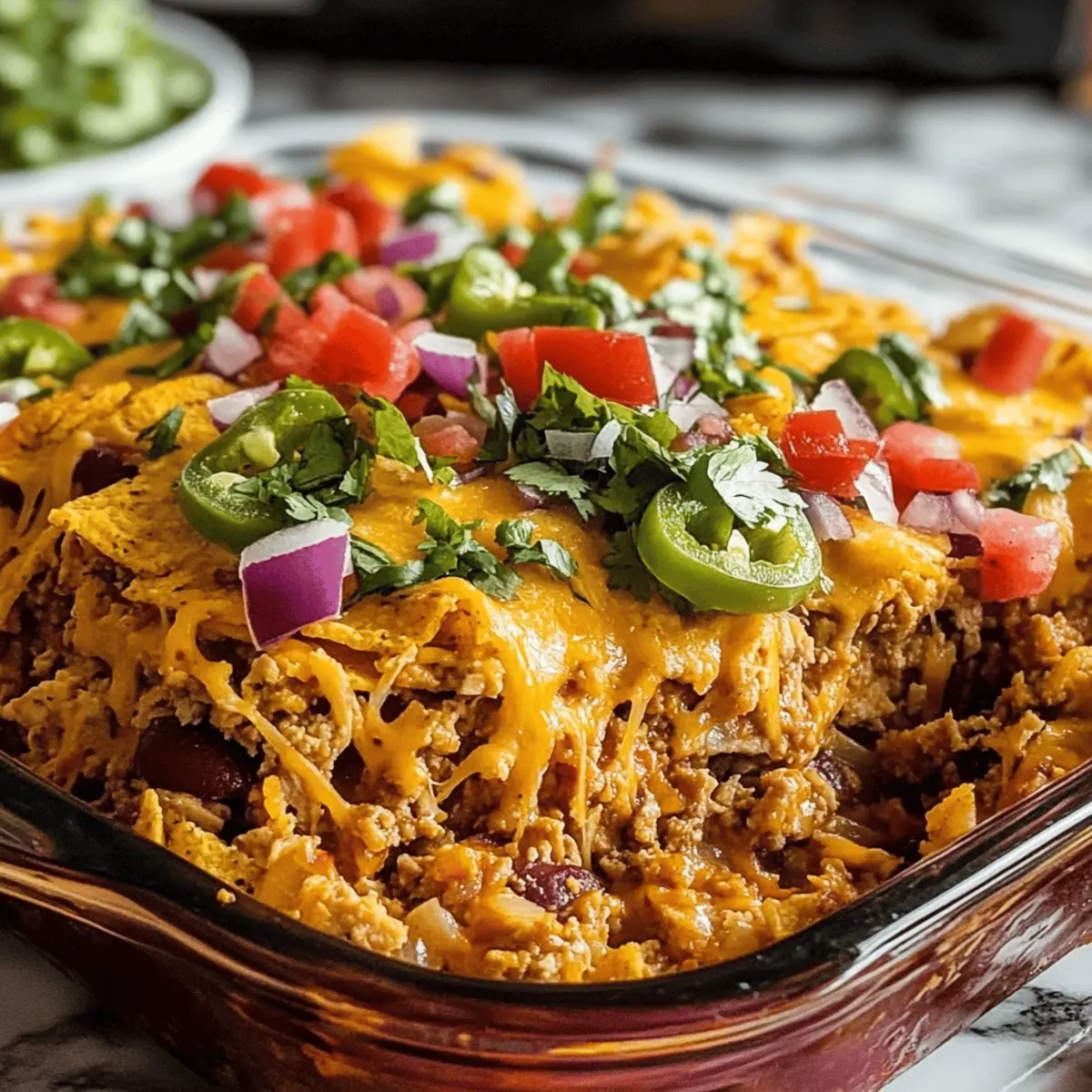 Cool Ranch Turkey Taco Casserole