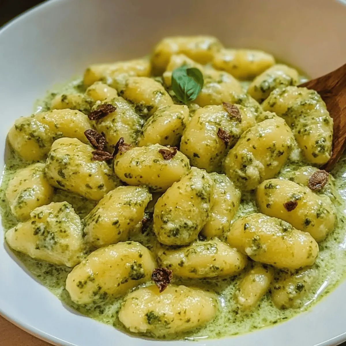 Creamy Pesto Gnocchi