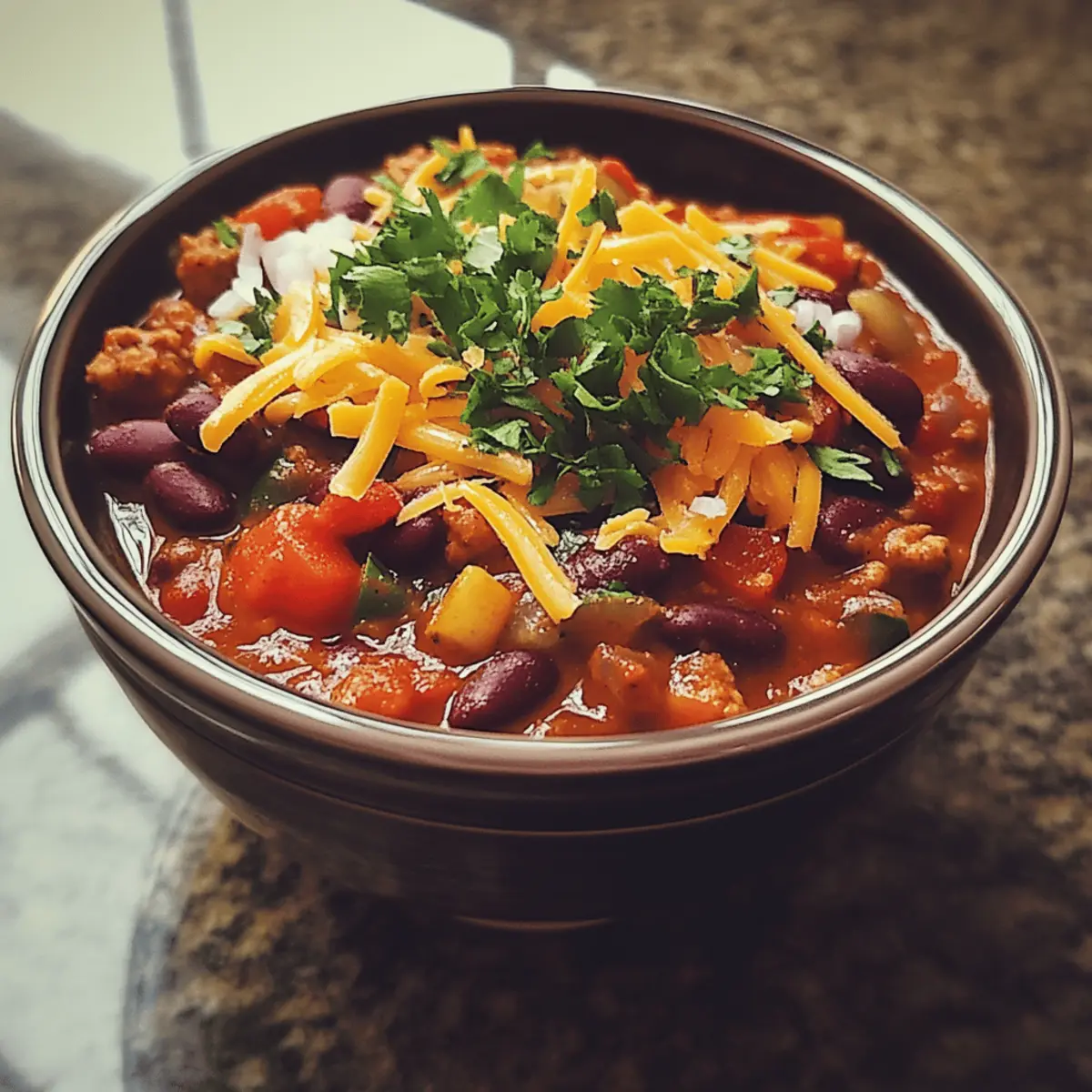 Crockpot Veggie Chili