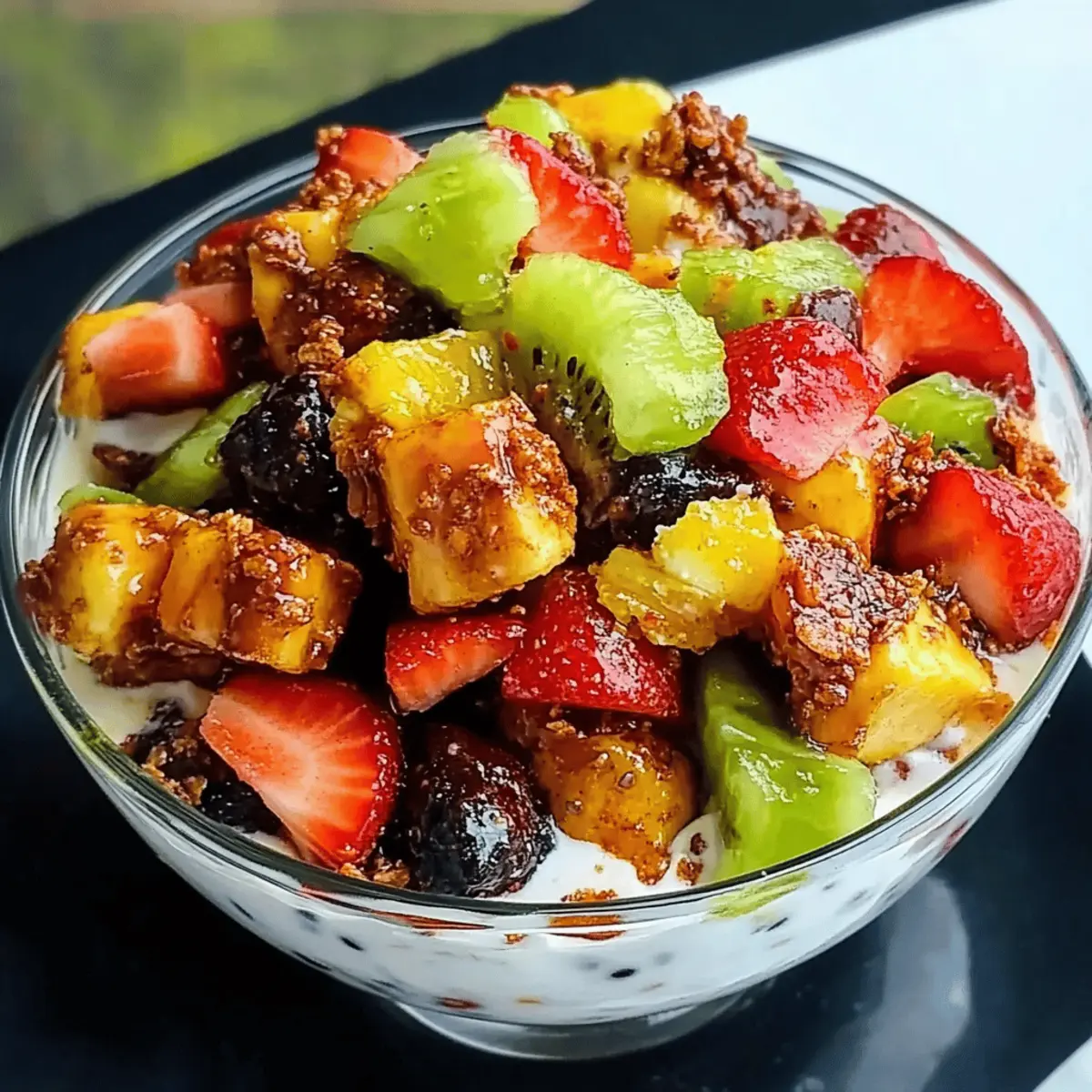 Tropical Yogurt & Fruit Parfait