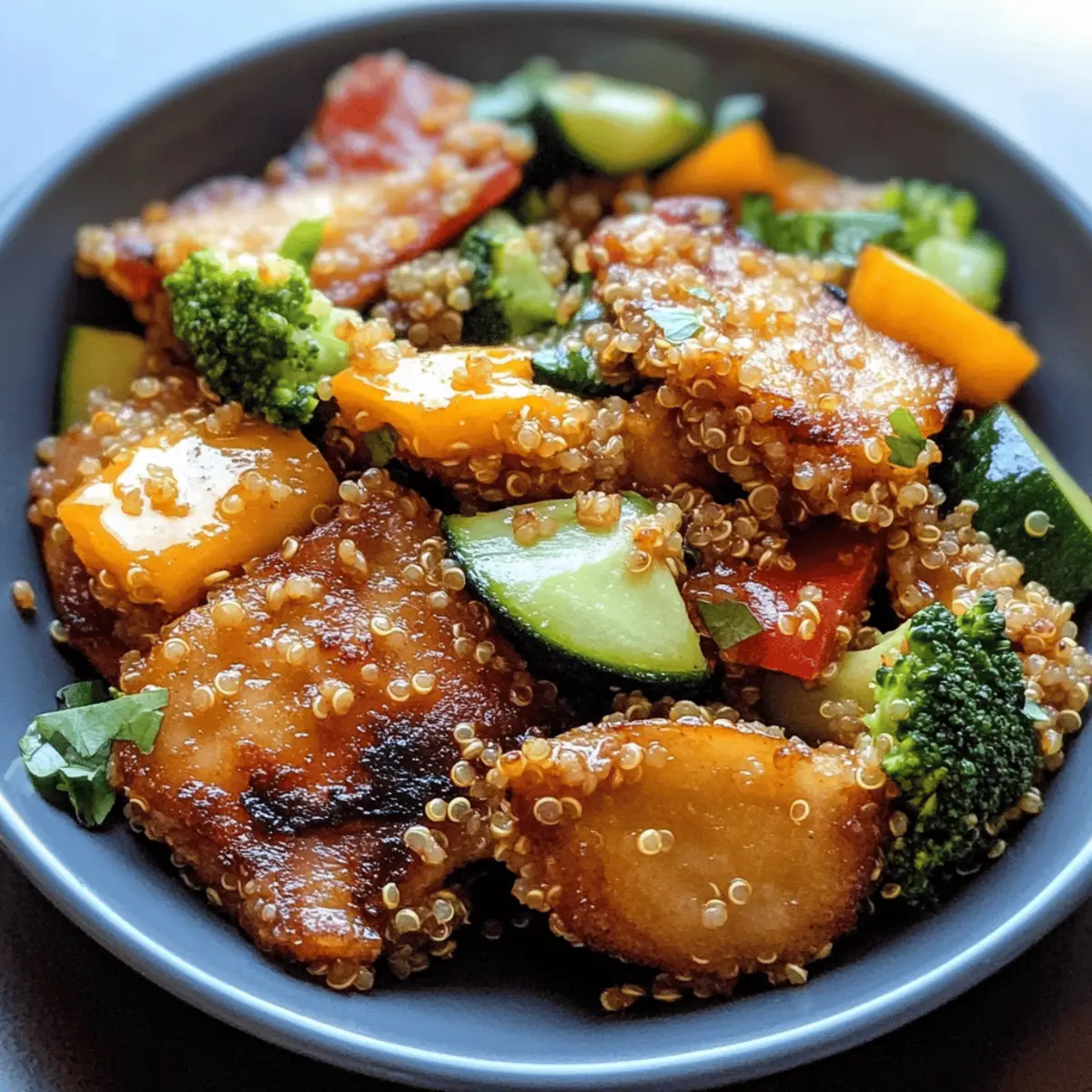 Vegetarian Quinoa & Veggie Stir-Fry