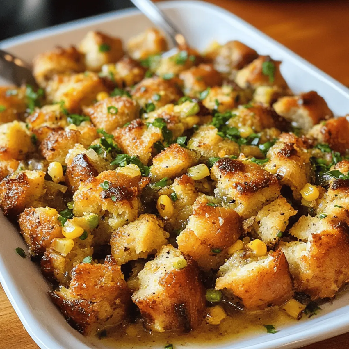 Thanksgiving Southern Cornbread Dressing