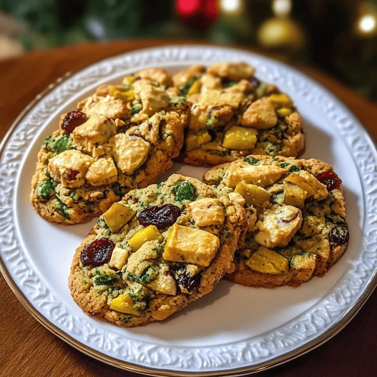 Christmas Fruitcake Cookies