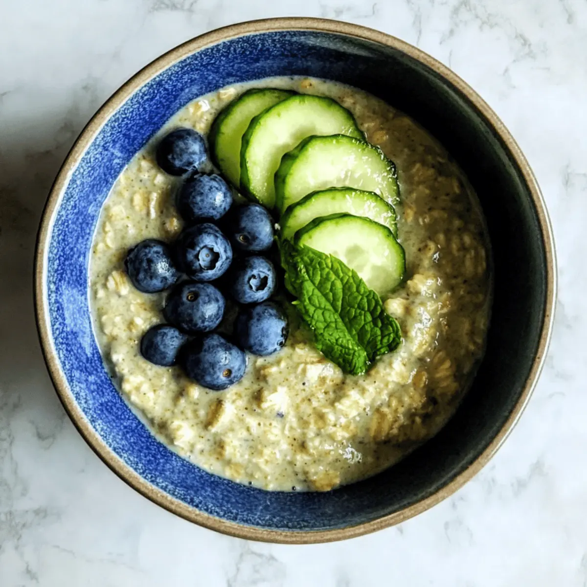 Overnight Oats with Blueberries