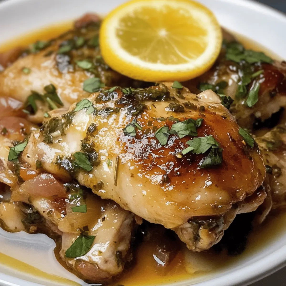 Garlic Herb Chicken Thighs