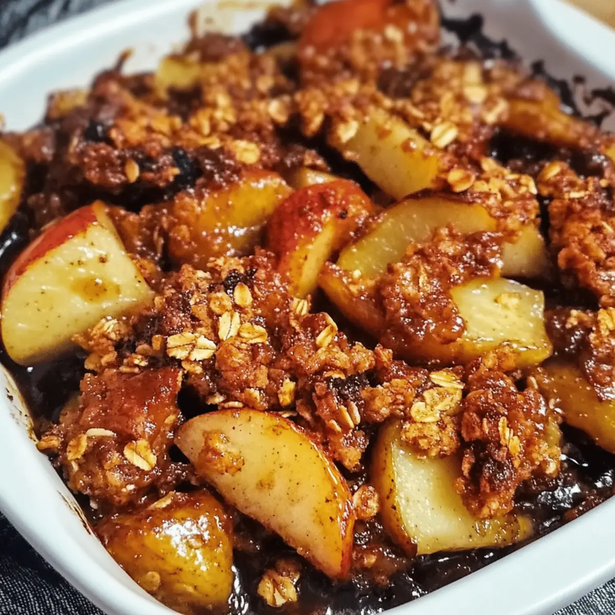 Baked Pear Crisp with Oats
