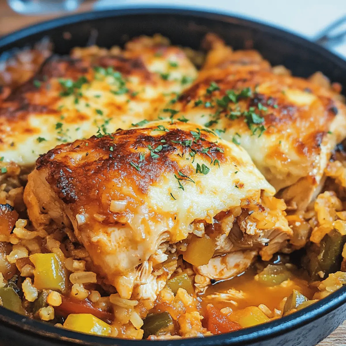 One-Pot Chicken and Rice with Vegetables