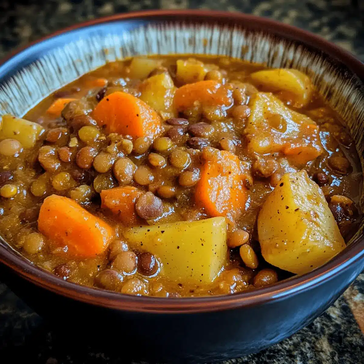 Crockpot Lentil & Carrot Stew