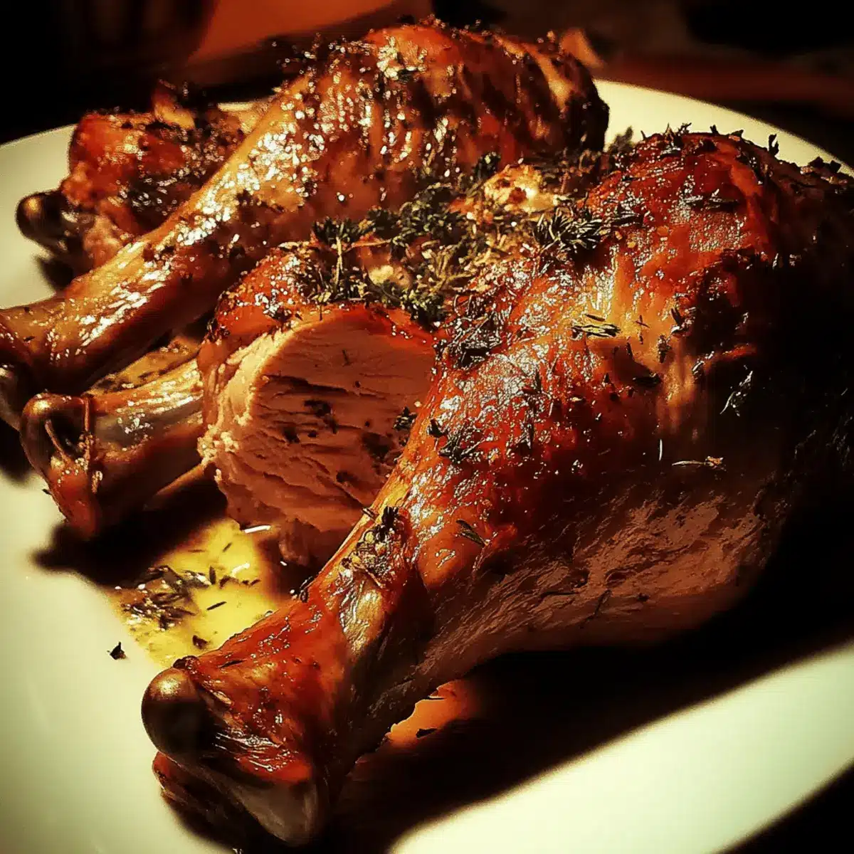 Thanksgiving Herb Roast Turkey Legs