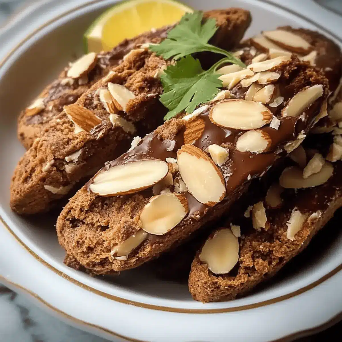 Chocolate Almond Biscotti