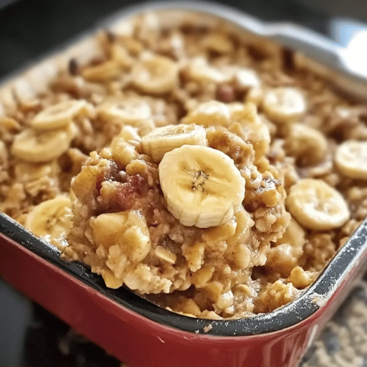 Banana Oatmeal Breakfast Bake