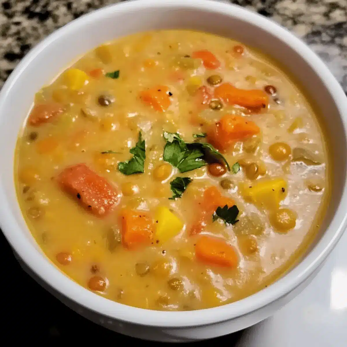Sweet Potato & Lentil Soup