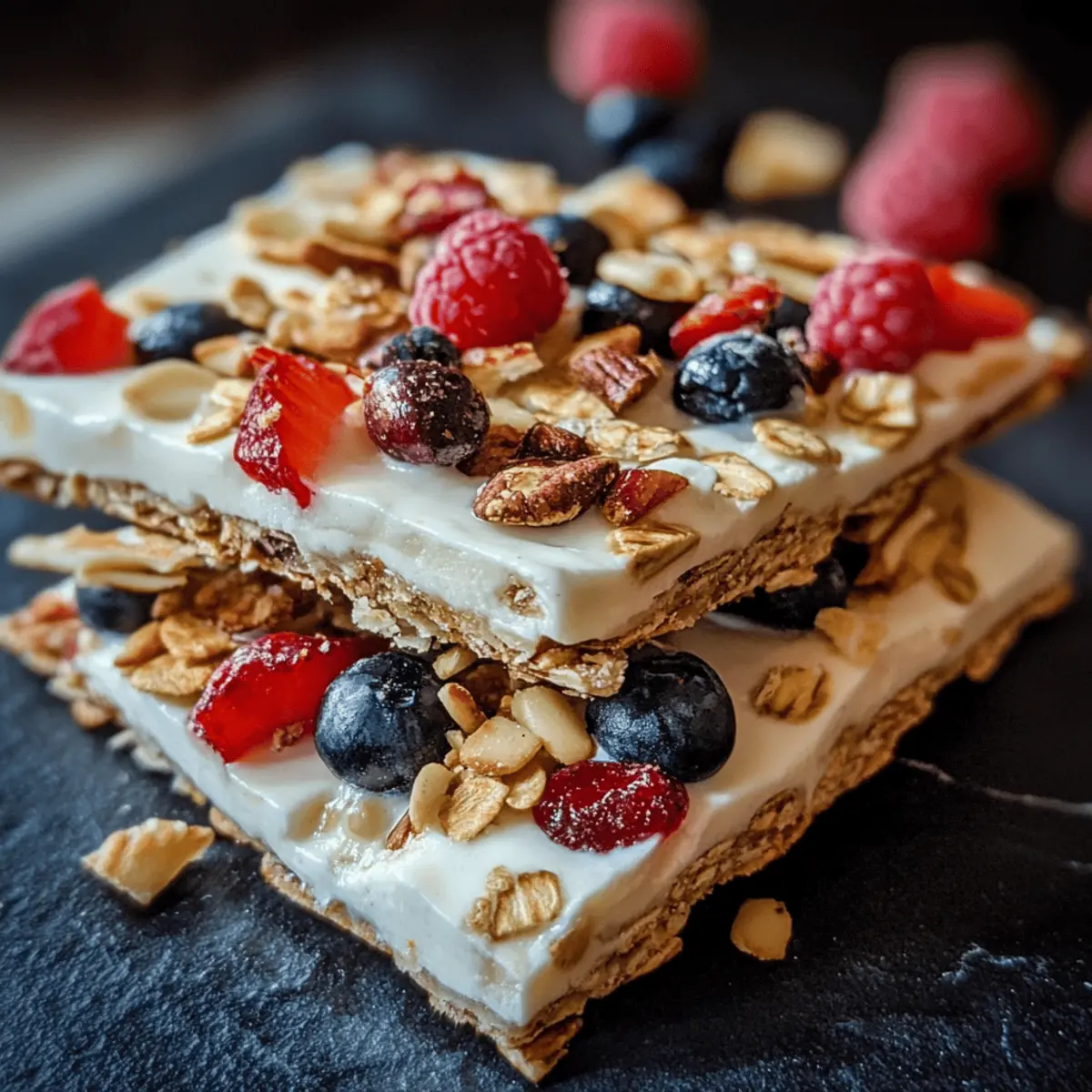 Greek Yogurt Breakfast Bark