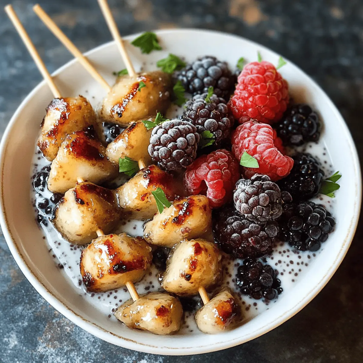 Chia Yogurt Pudding with Fresh Berries