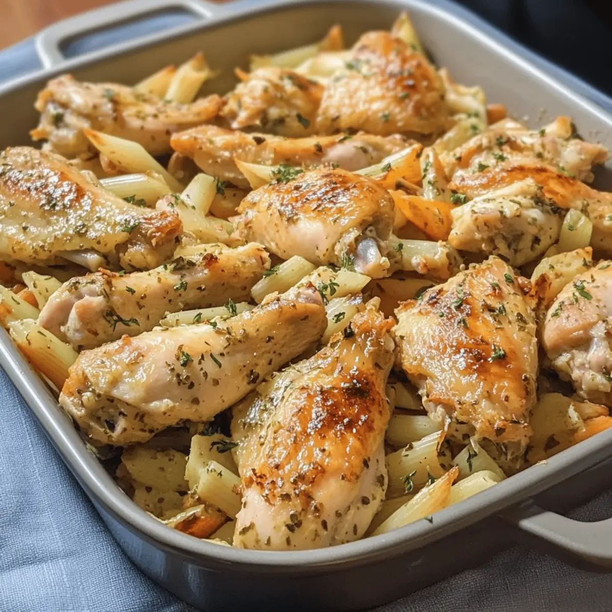 Thanksgiving Garlic Herb Roast Chicken Wings