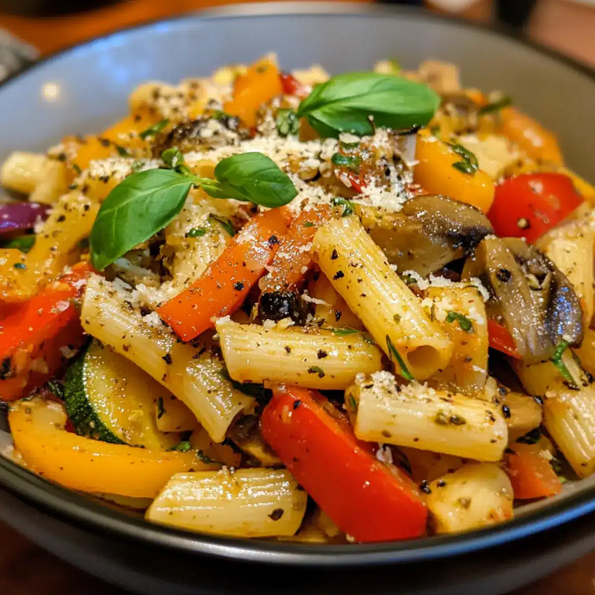 Mediterranean Veggie Pasta