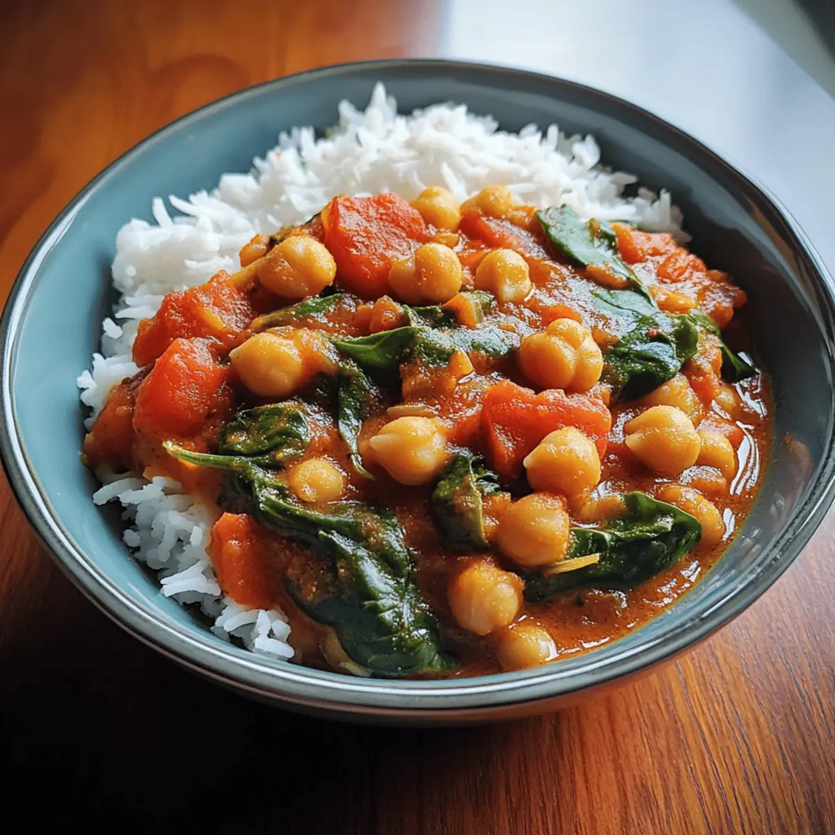 Easy Vegetarian Chickpea and Spinach Curry with Bold Flavors - My ...