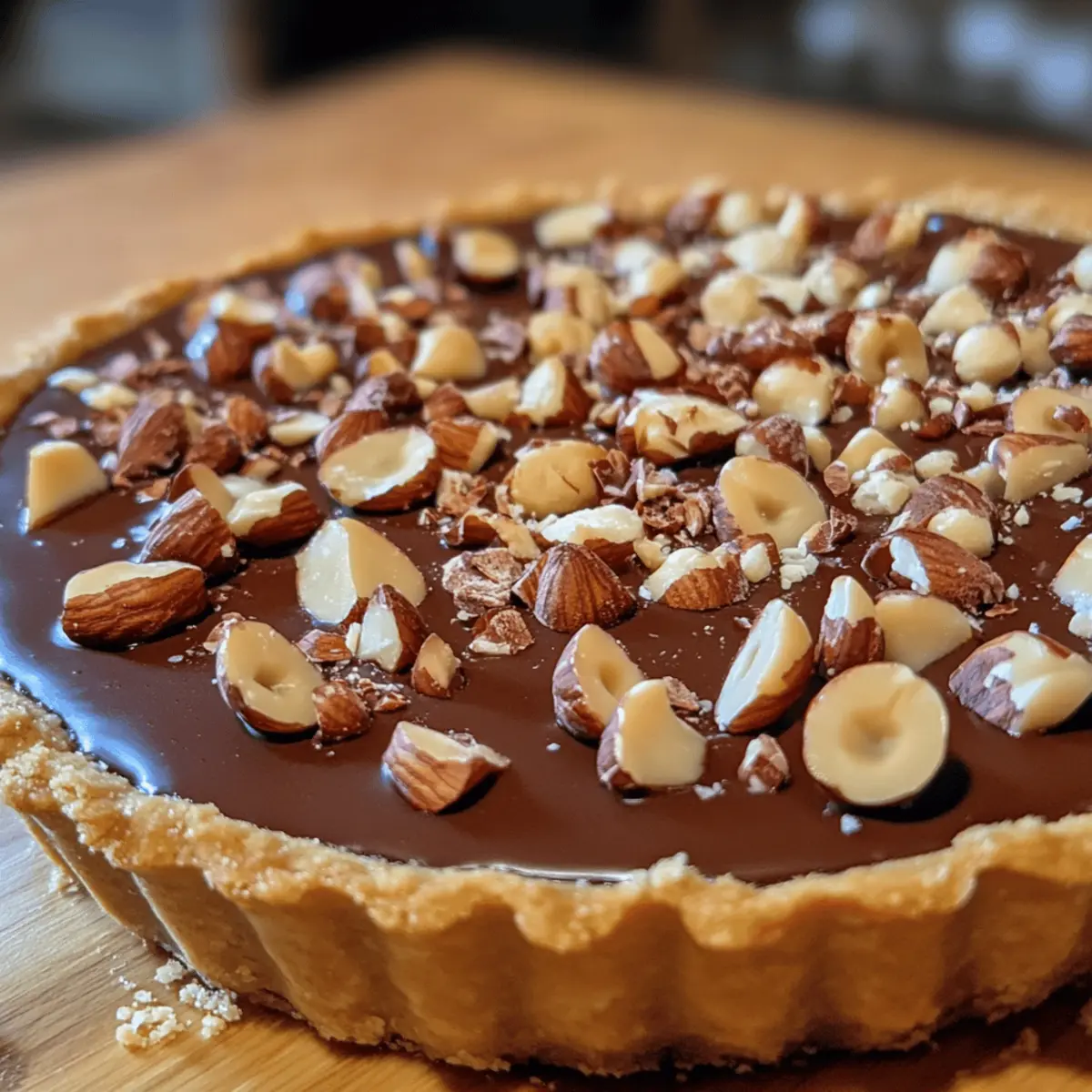 Chocolate Hazelnut Tart