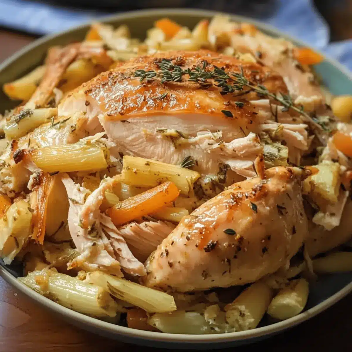 Honey Roasted Turkey with Thyme