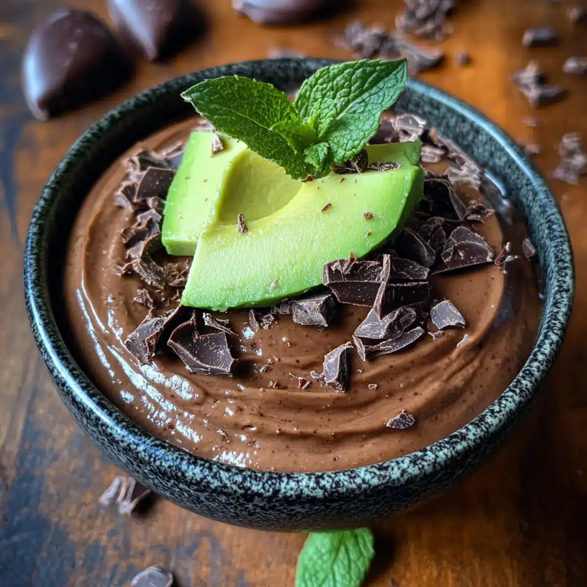 Chocolate Avocado Mousse
