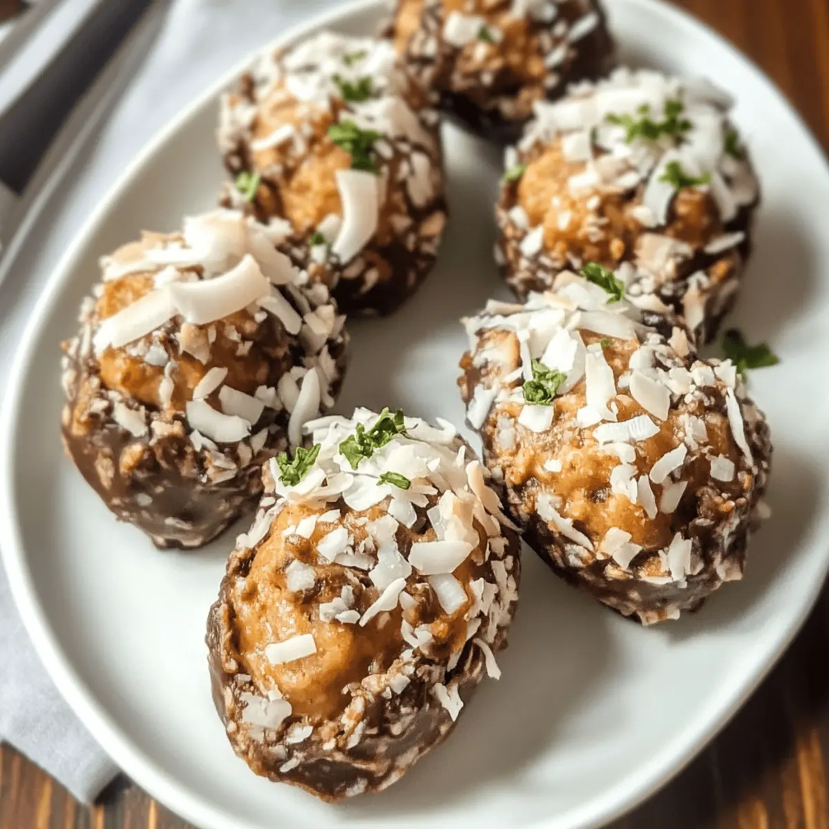 Chocolate Coconut Energy Bites