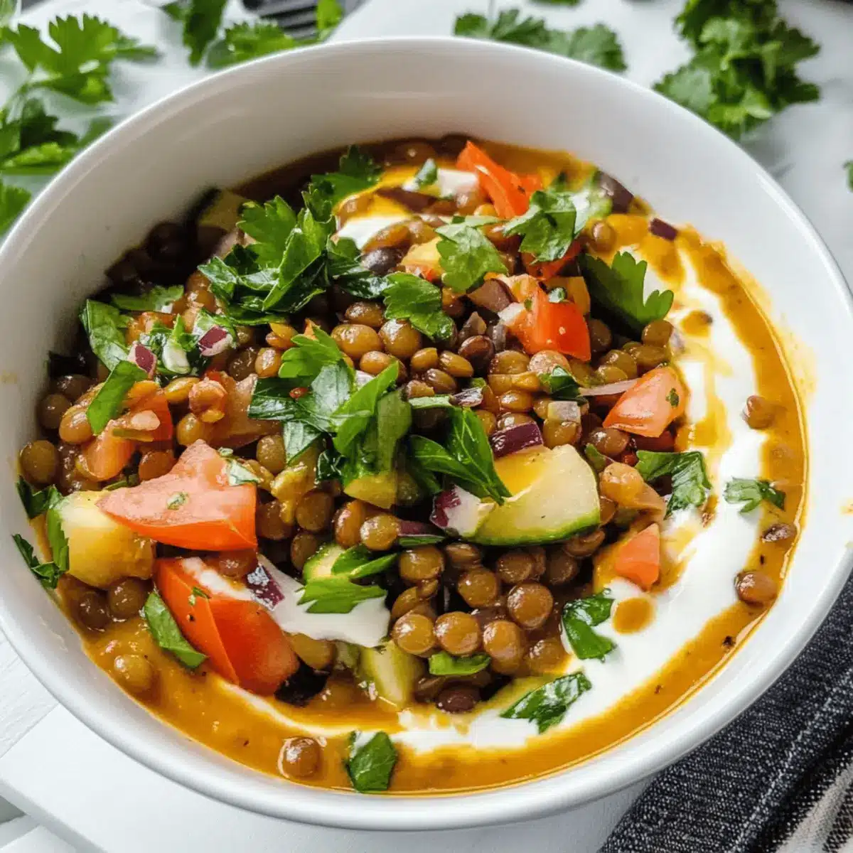 Mediterranean Lentil Salad