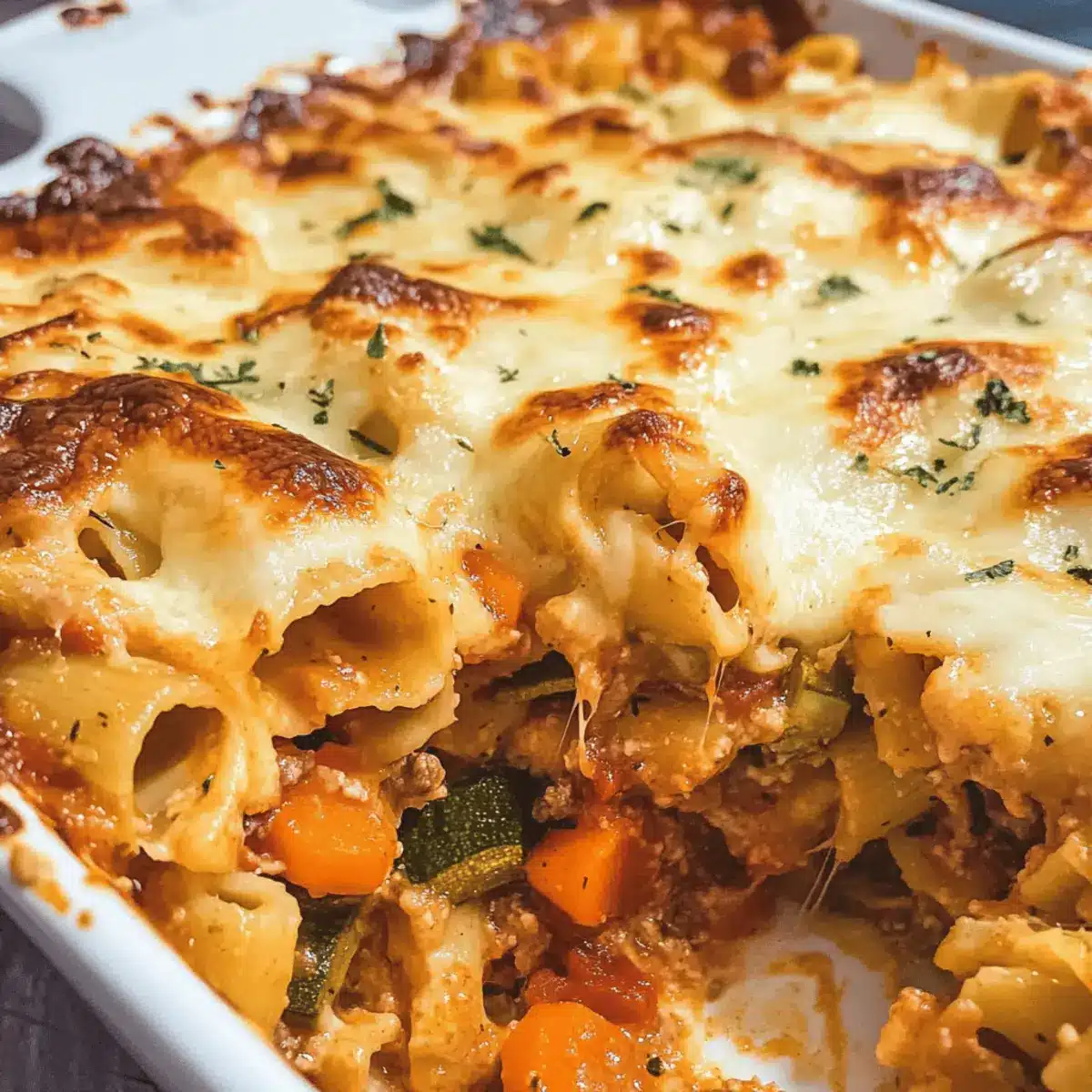 Budget Creamy Vegetable Pasta Bake