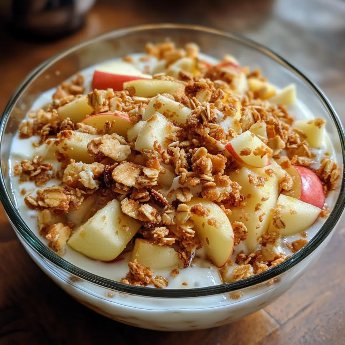 Apple Yogurt Crunch Snack Recipe