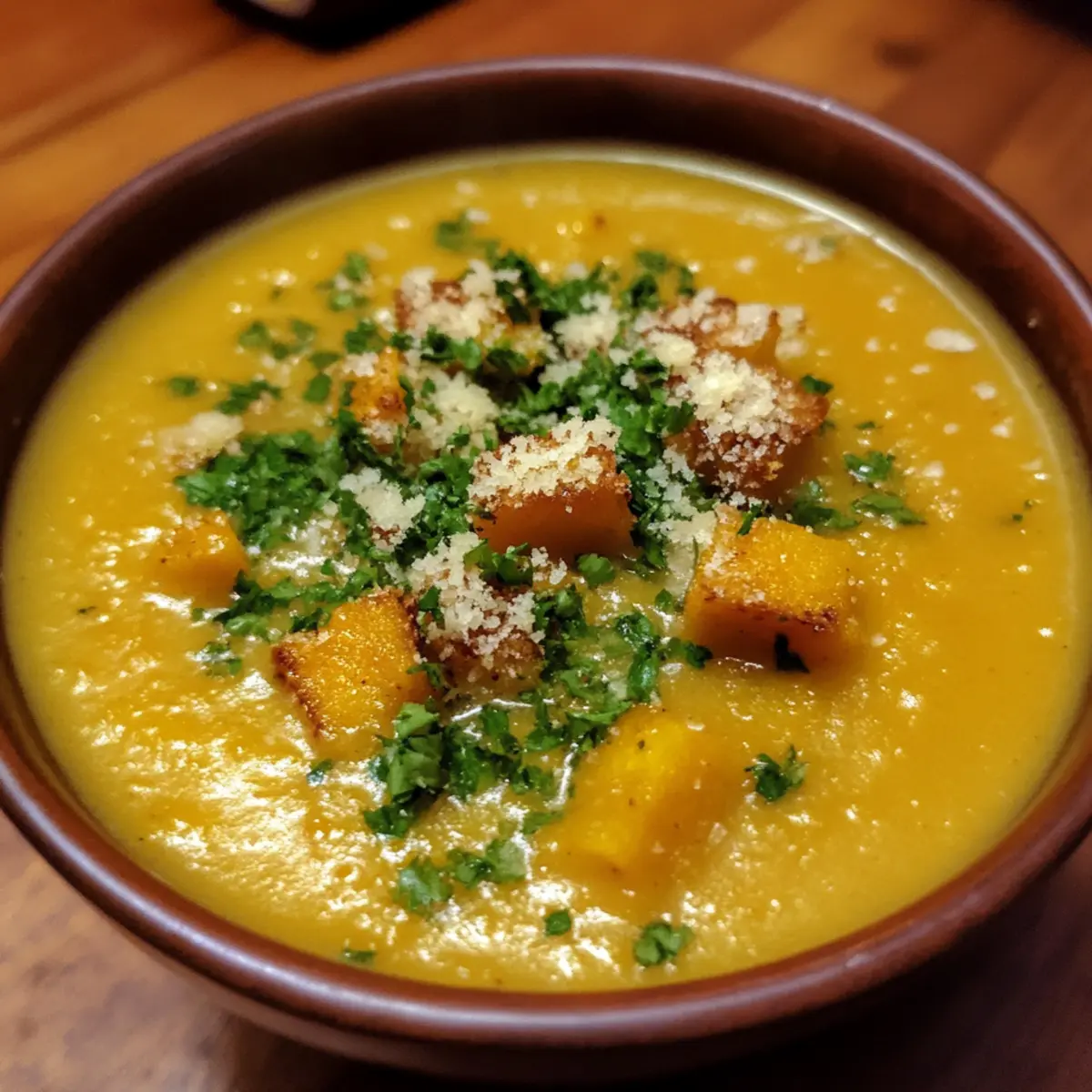 Curried Butternut Squash Soup Recipe