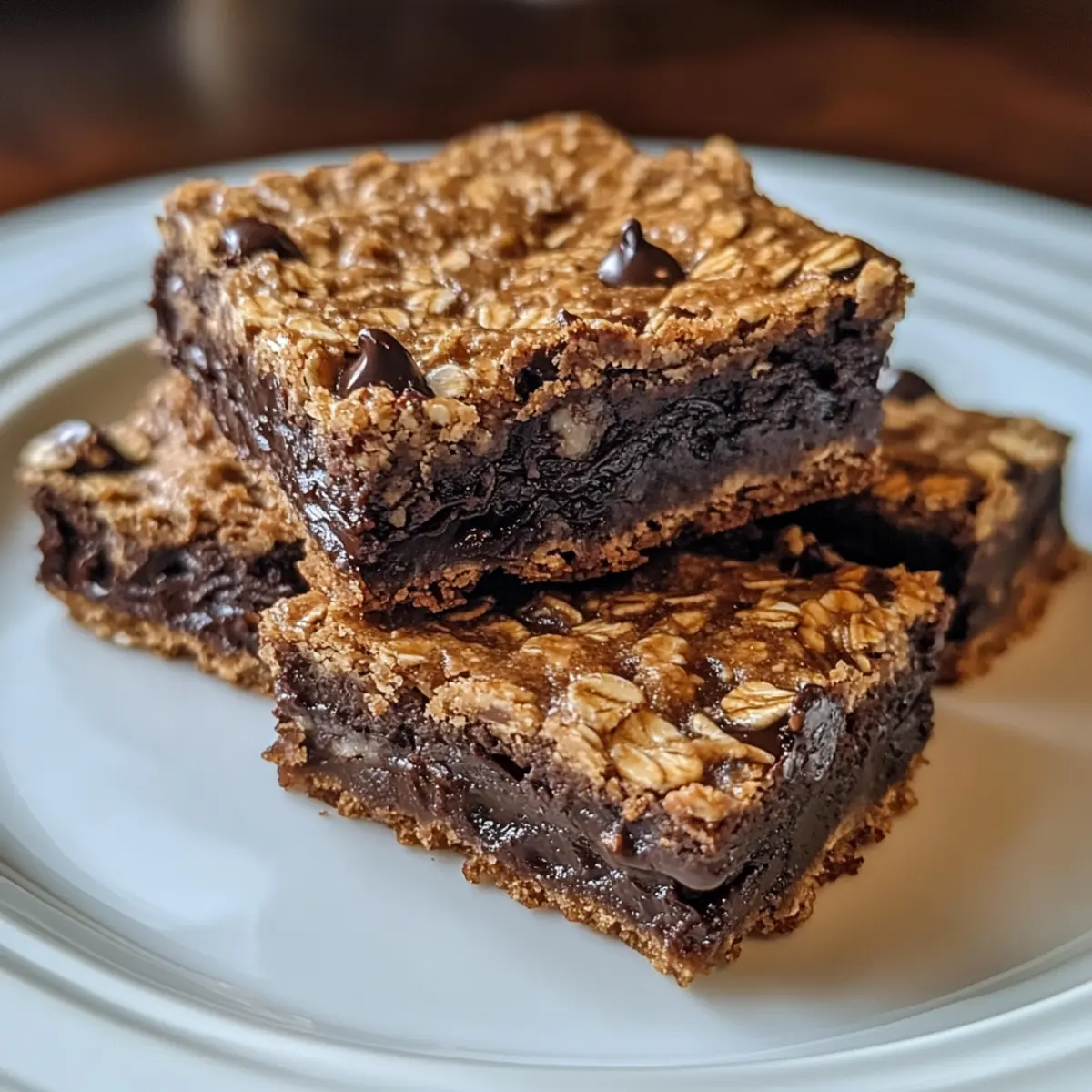Double Chocolate Chip Oat Bars