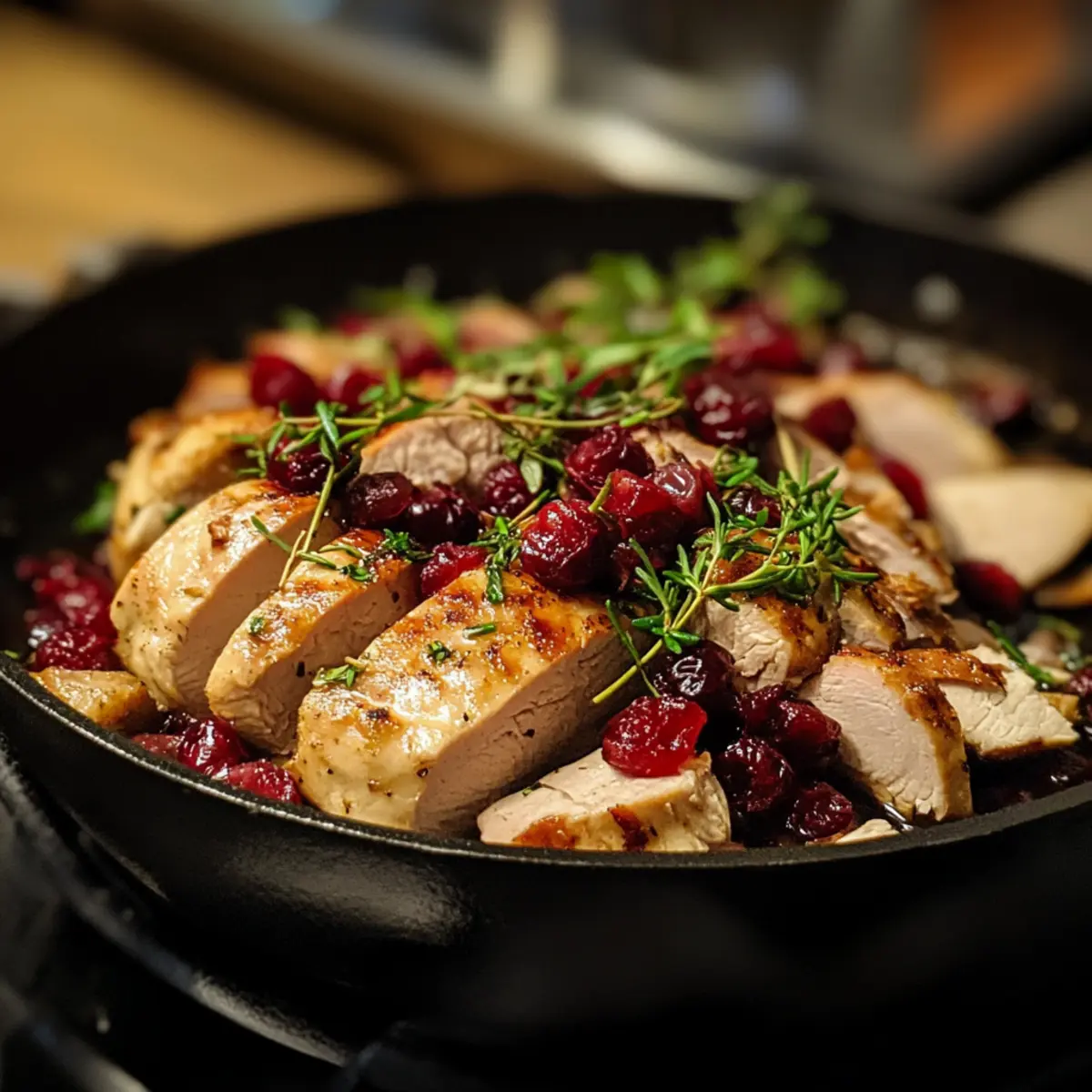 Holiday Turkey Cranberry Skillet