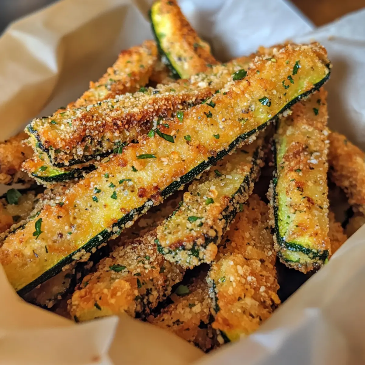 Crispy Baked Zucchini Fries