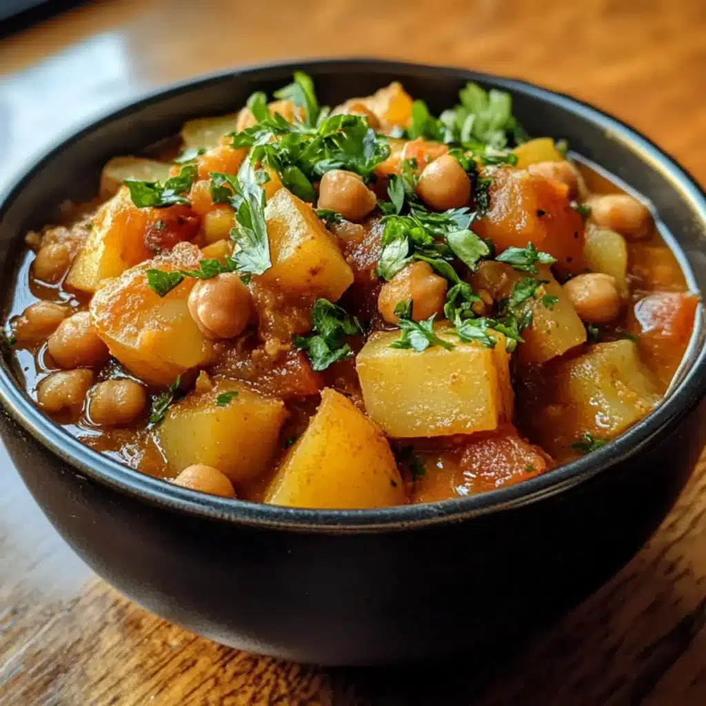Slow Cooker Potato Chickpea Stew Recipe