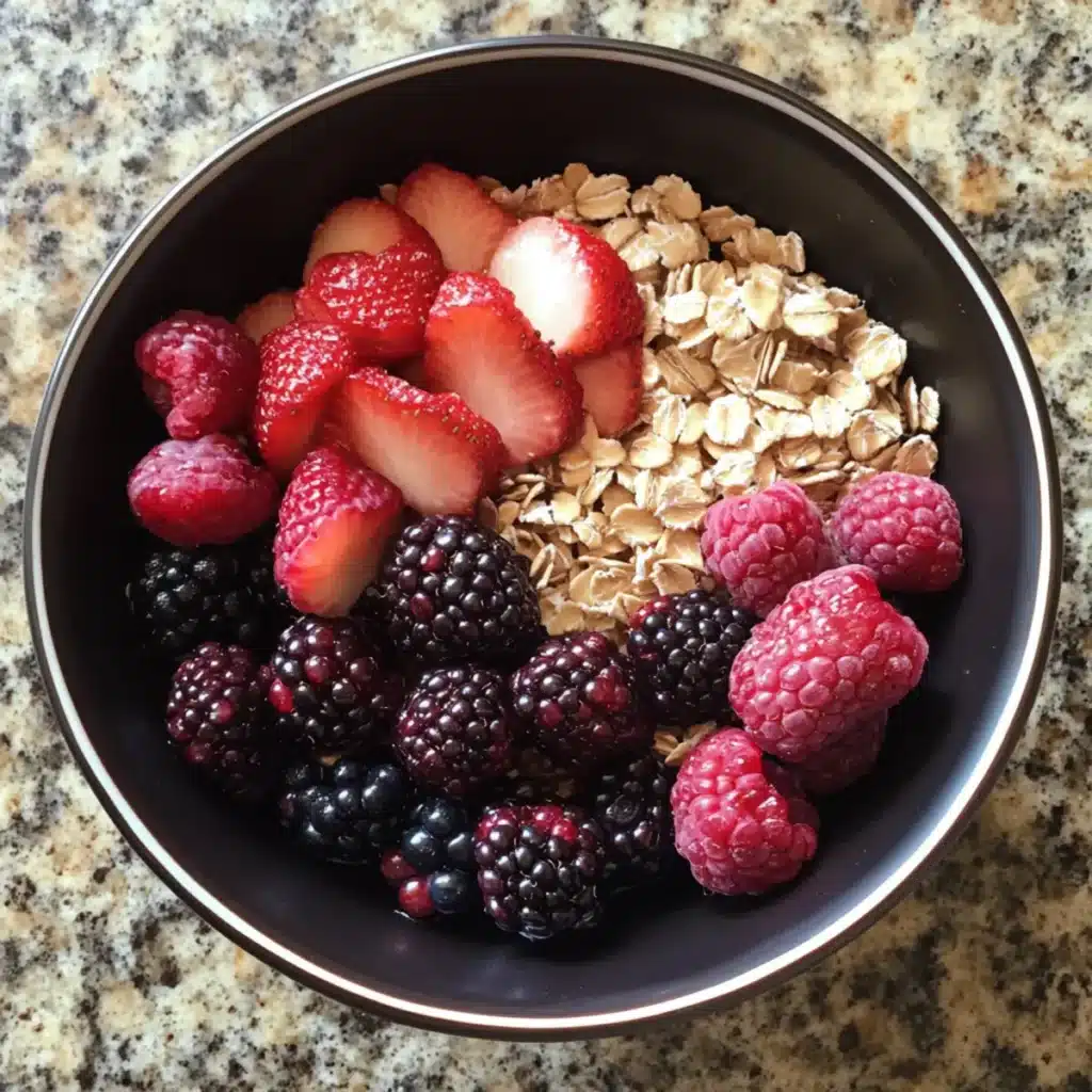 Healthy Berry Oat Breakfast