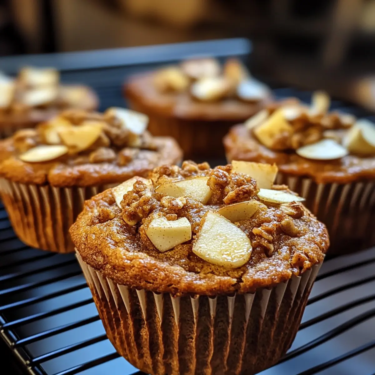 Apple Spice Muffin Cups (Healthy Breakfast)