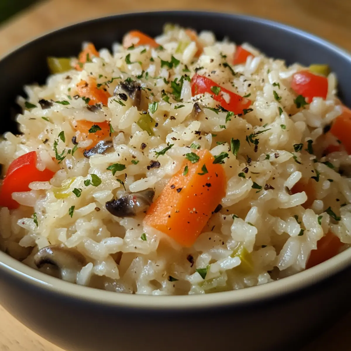 Crockpot Creamy Veggie Rice Recipe
