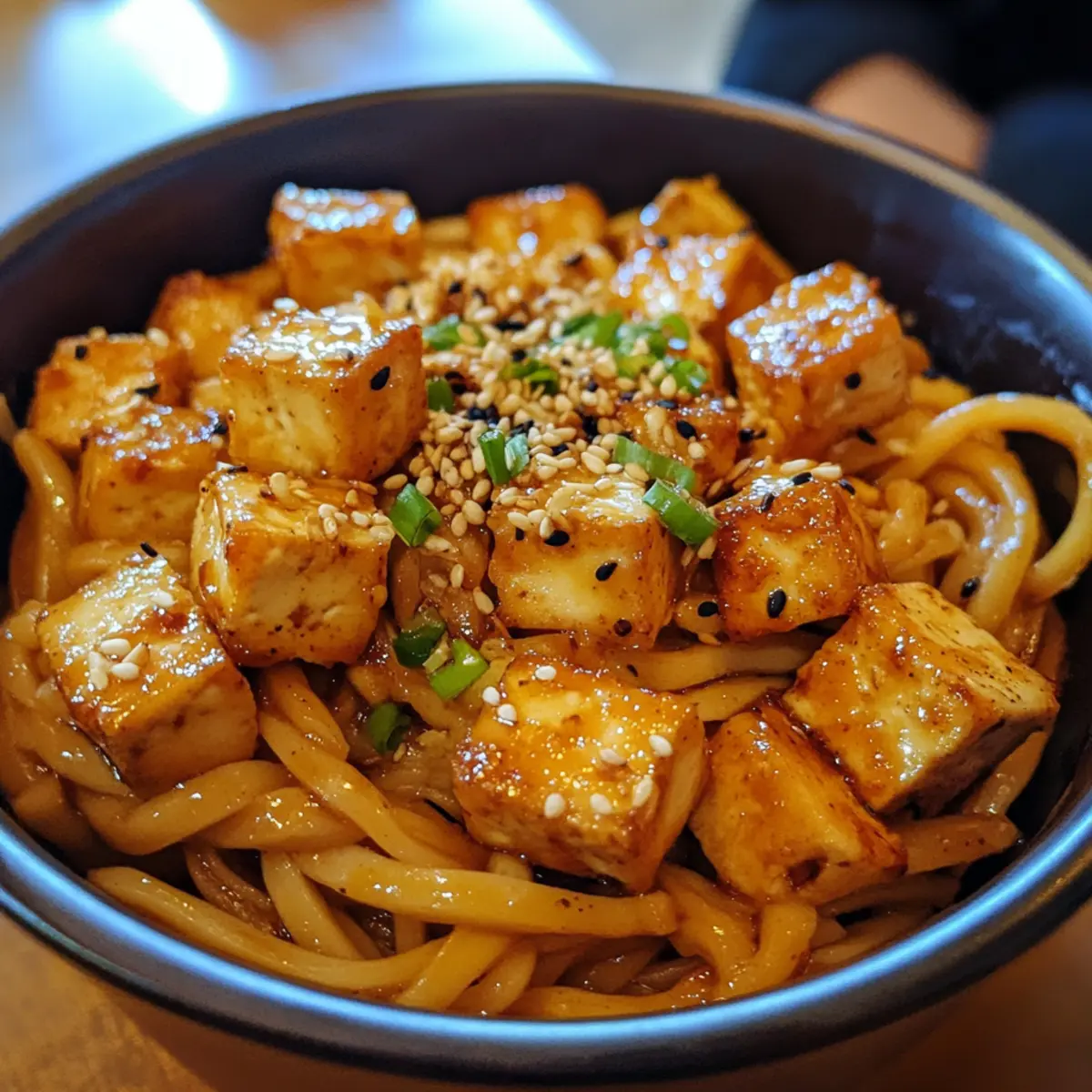 Sesame Ginger Tofu Noodles