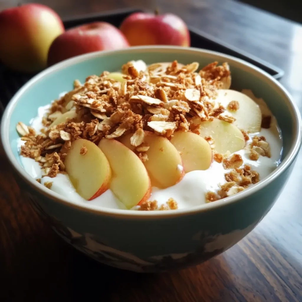 Apple Yogurt Crunch Snack Recipe