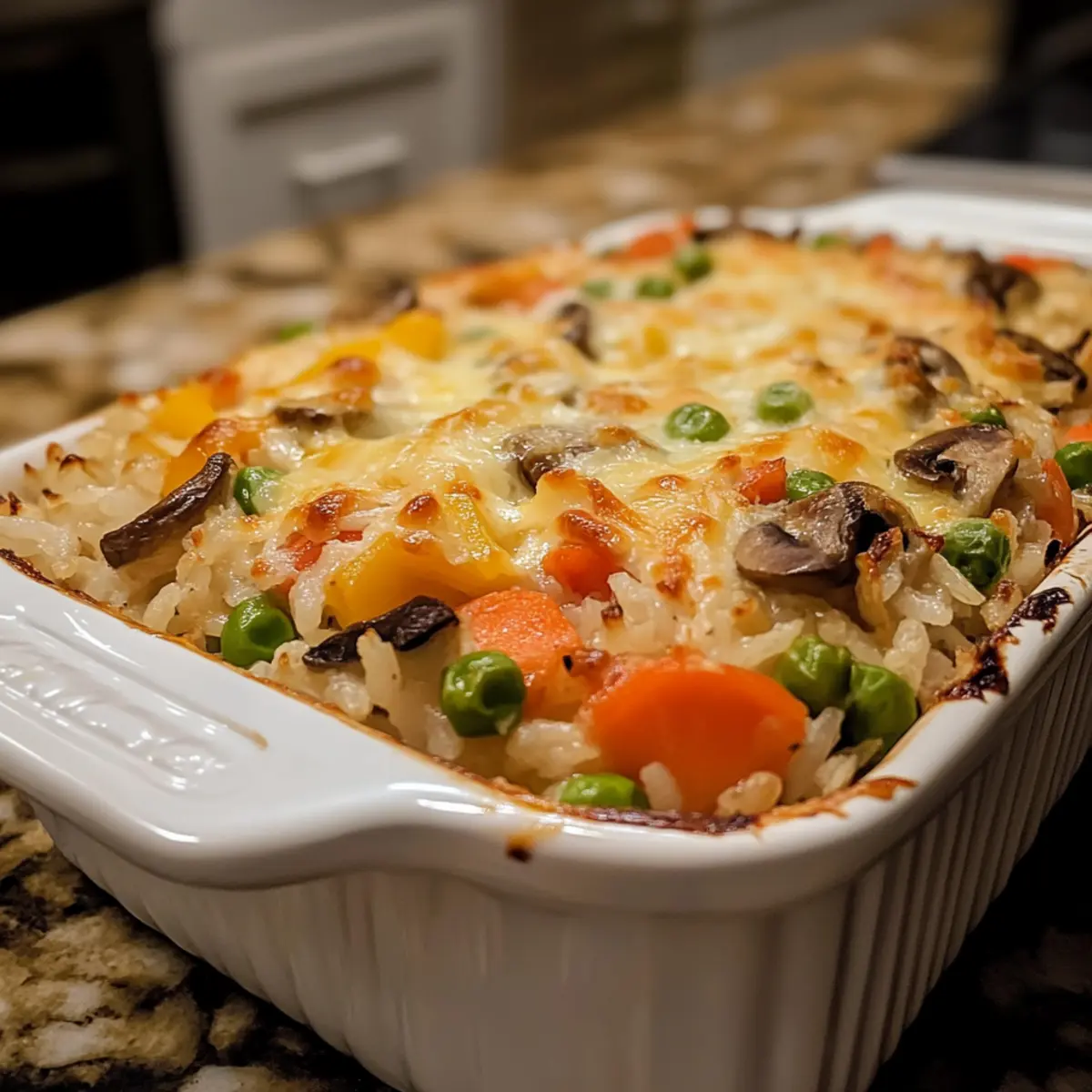 Budget Family Rice & Veggie Bake Recipe