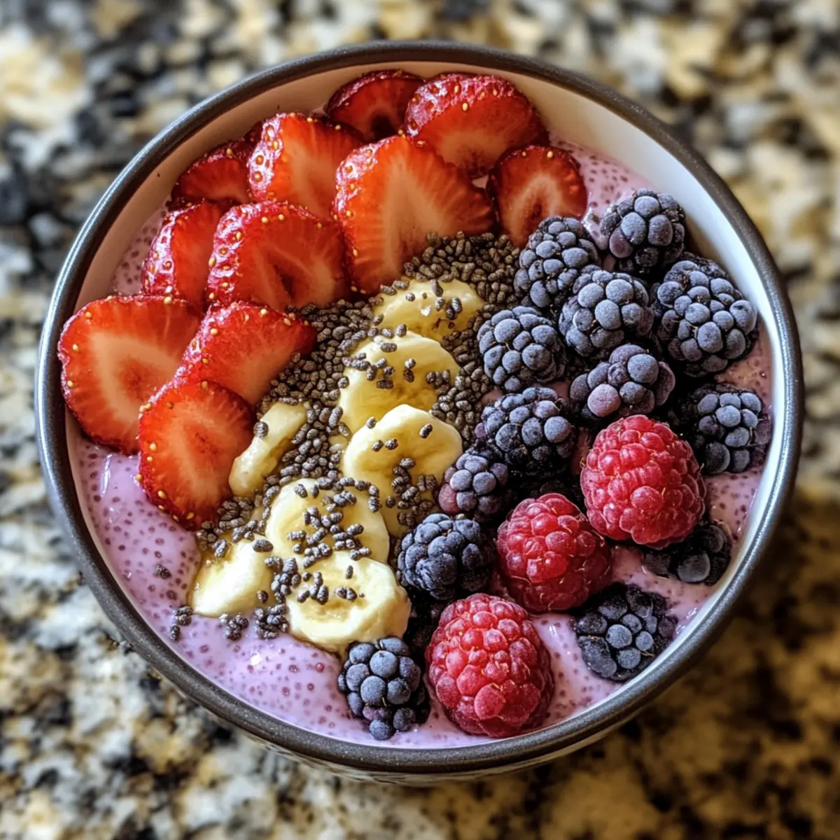 Berry Yogurt Chia Bowl Recipe