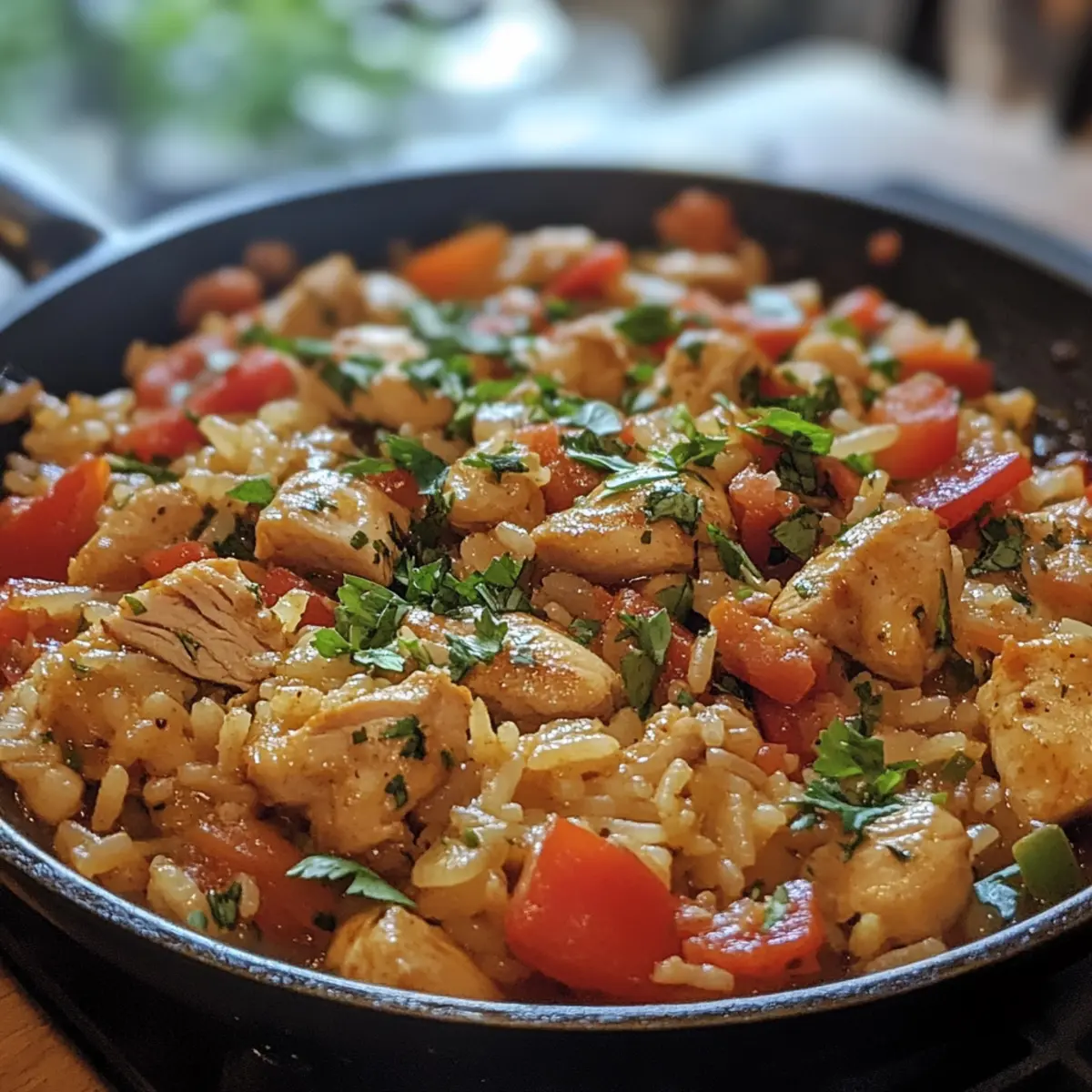 Easy Budget Chicken Rice Skillet Recipe with Bold, Savory Flavors - My ...